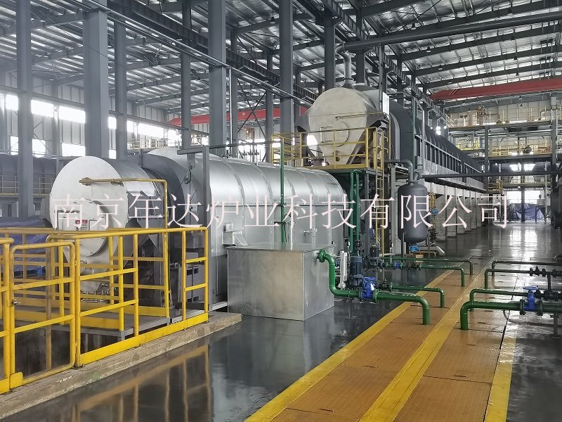 负极材料包覆造粒回转窑连续生产线